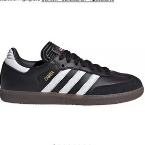adidas Kids' Samba Indoor Soccer Shoes